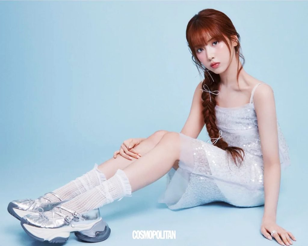 NMIXX Jiwoo Radiates Timeless Elegance in Cosmopolitan Korea x iRecipe December 2025 Pictorial: A Style and Beauty Masterclass