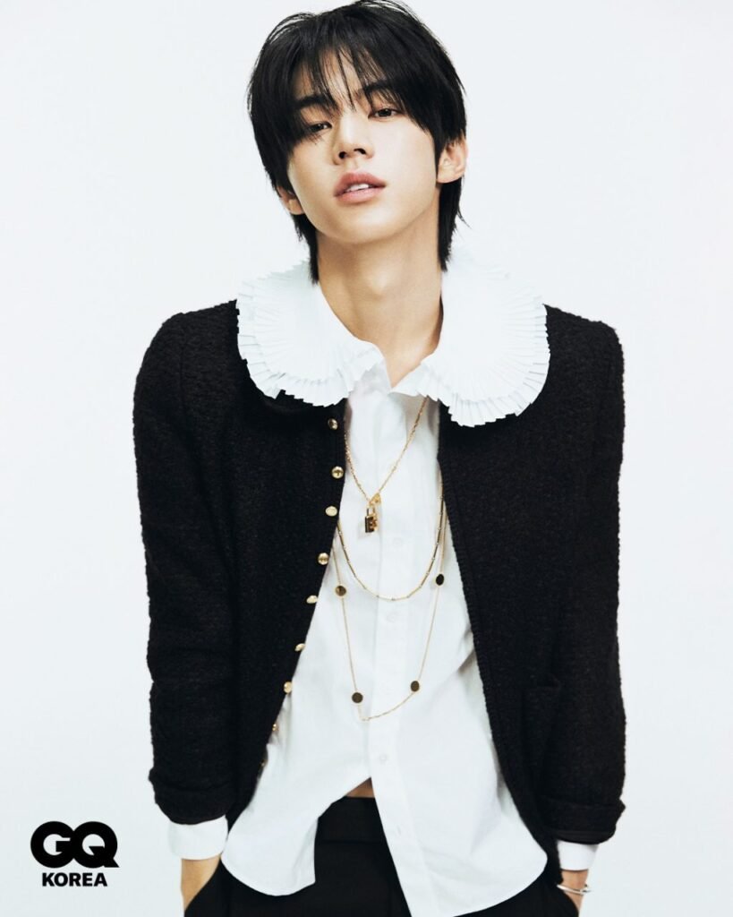 TWS Dohoon Commands December 2025 GQ Korea with High-Fashion Editorial Elegance and Youthful Edge