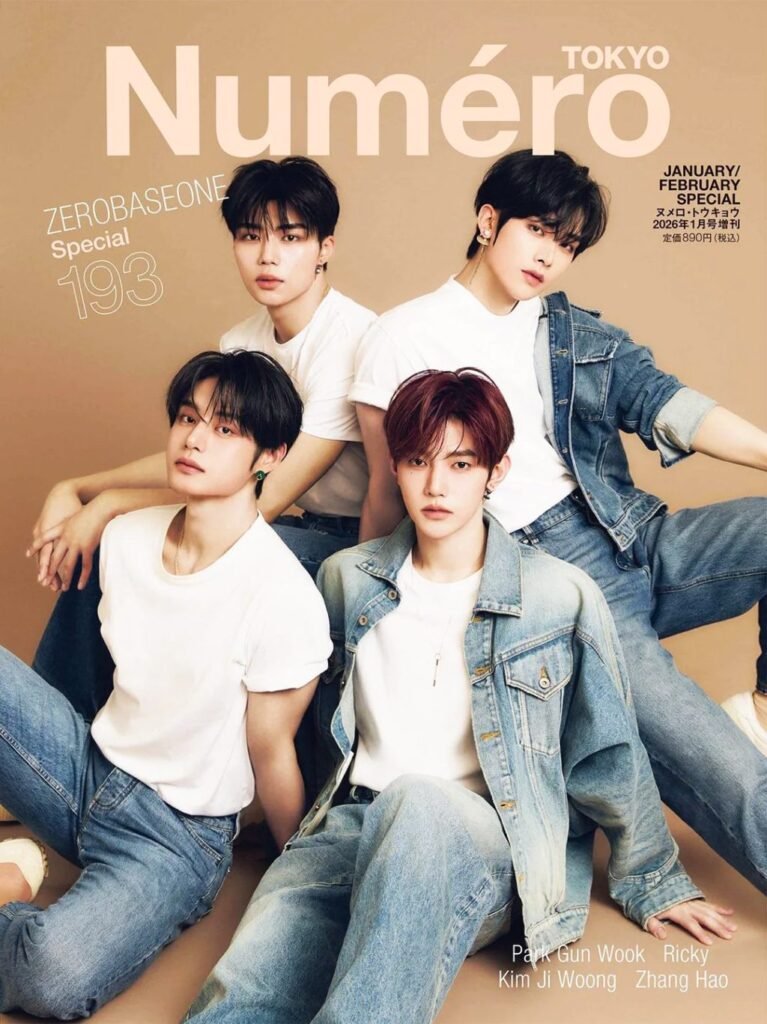 ZB1 Unveils Captivating 3-Cover Edition for Numéro TOKYO’s Jan/Feb 2026 Special — A Visual Feast of Style and Charisma