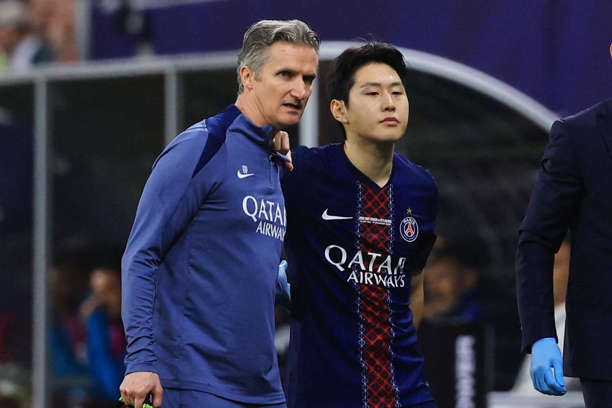 PSG’s Lee Kang-in to be sidelined for ‘several weeks’ due to injury