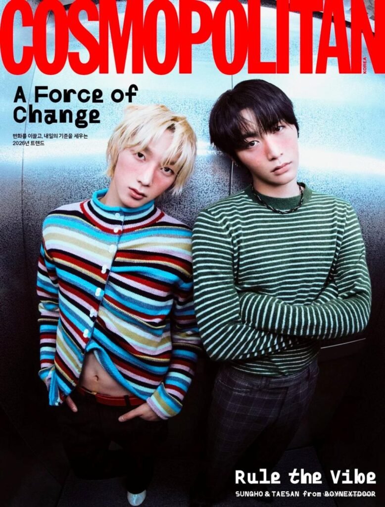 BOYNEXTDOOR’s Sungho & Taesan Usher In a New Year of Youthful Chic on Cosmopolitan Korea’s January 2026 Cover