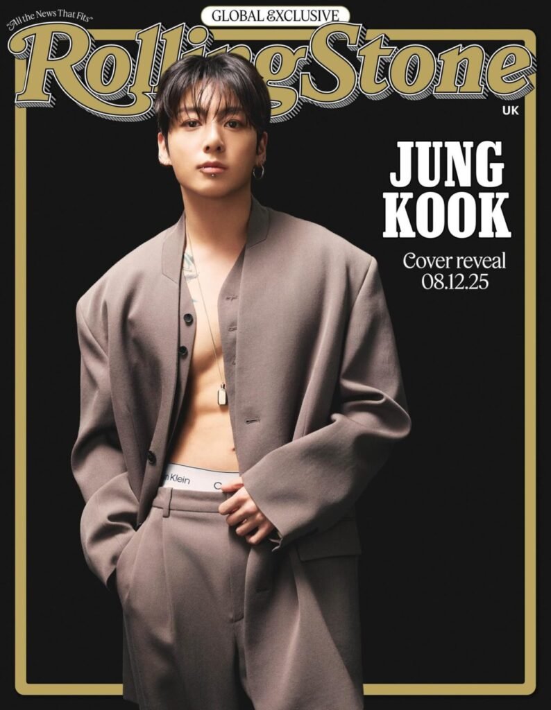 BTS’s Jungkook Ignites Rolling Stone UK’s December 2025 Cover: A Global, High-Fashion Preview of the Next BTS Era
