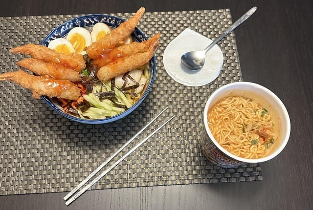 Semi-lazy Korean night at home