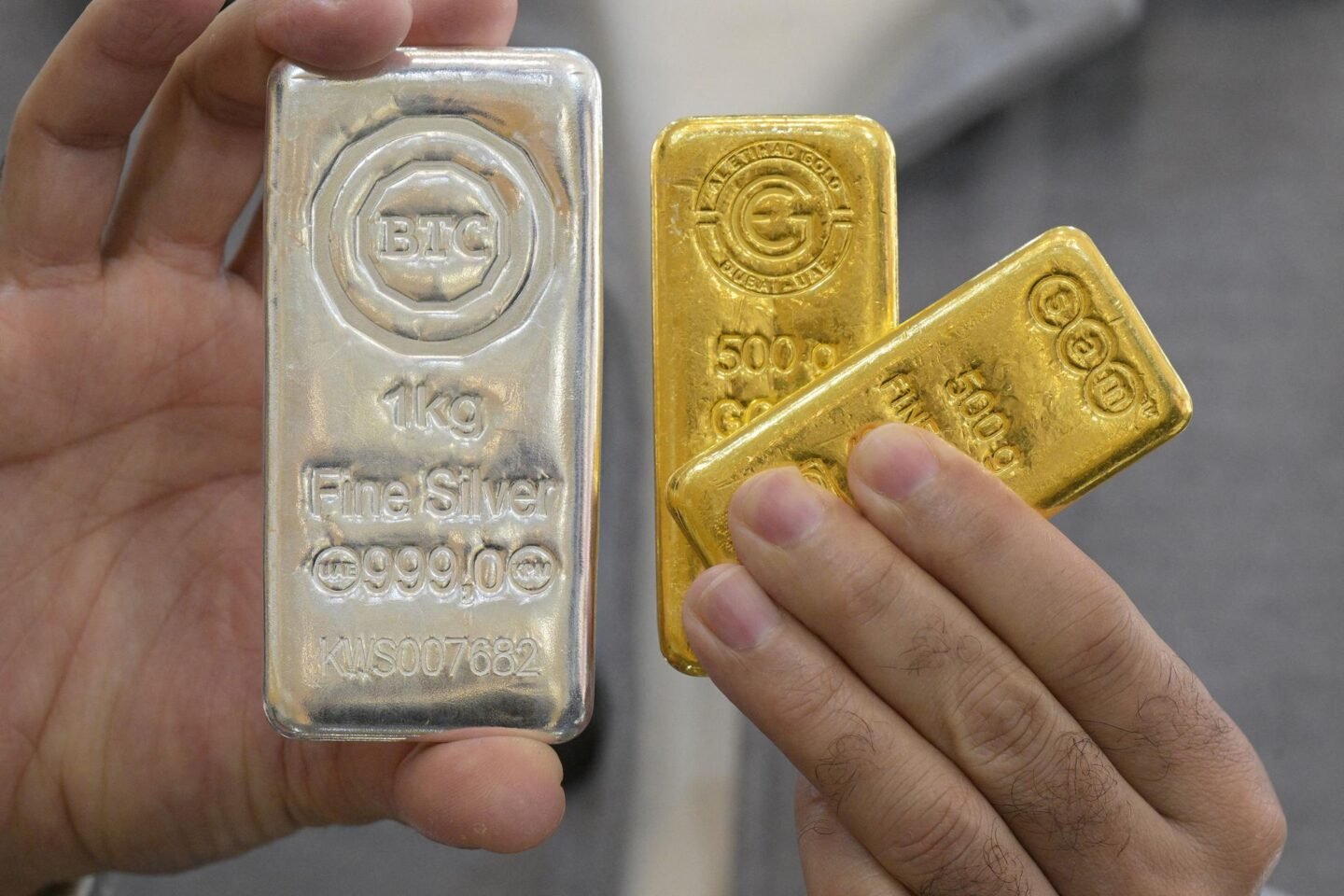 Silver hits record high above $100/oz as gold closes in on $5,000 milestone