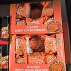 Kimchi Pancake (jeon) at Costco. Expensive, but delicious and convenient