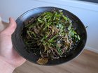 Cold buckwheat noods!
