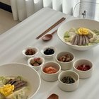 A bit late, but here is our New Year’s Tteokguk. (Dumplings are homemade, rice cakes are… store-bought 😅)