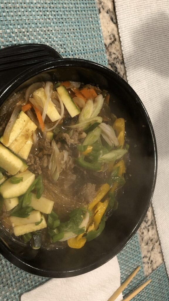 Korean soup made by Mom