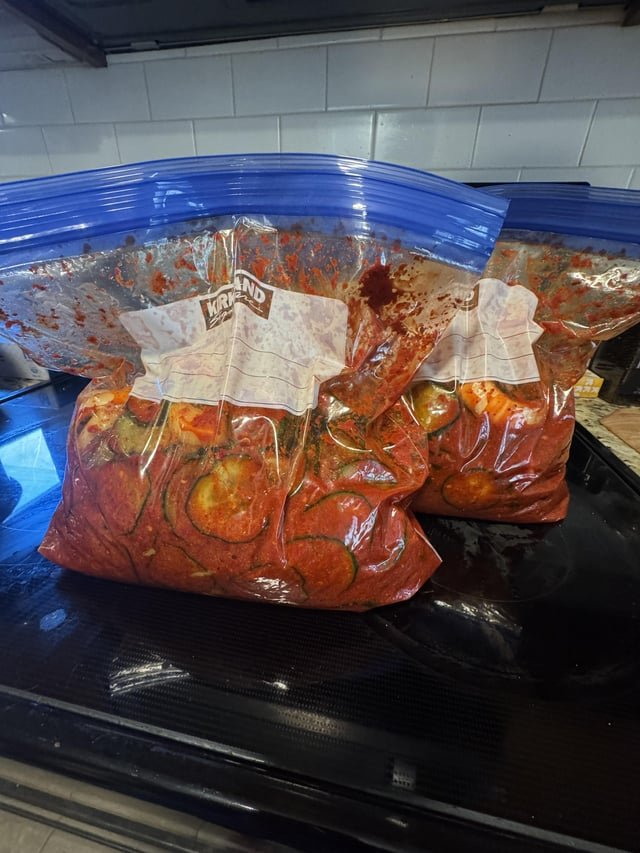 This will maybe last 2 weeks 🥒🥒