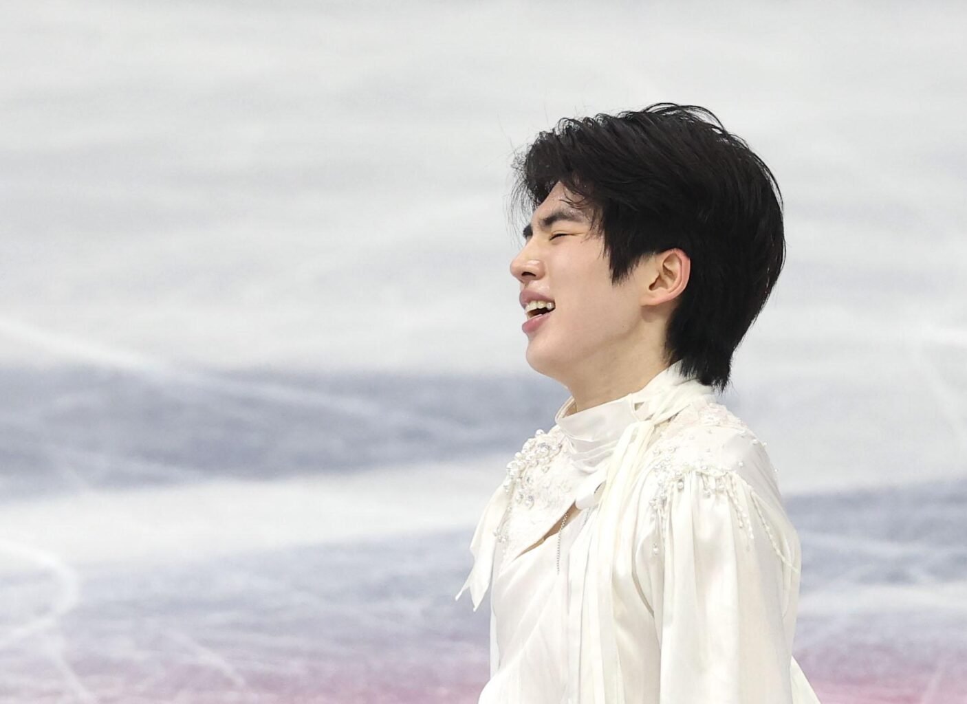 No regrets for figure skater despite near miss