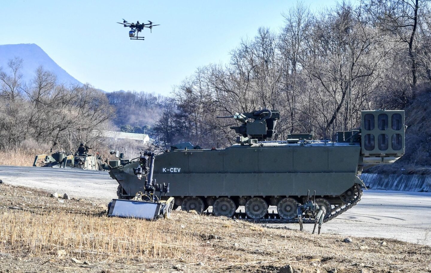 Army conducts live-fire drills involving AI-based combat engineering vehicles