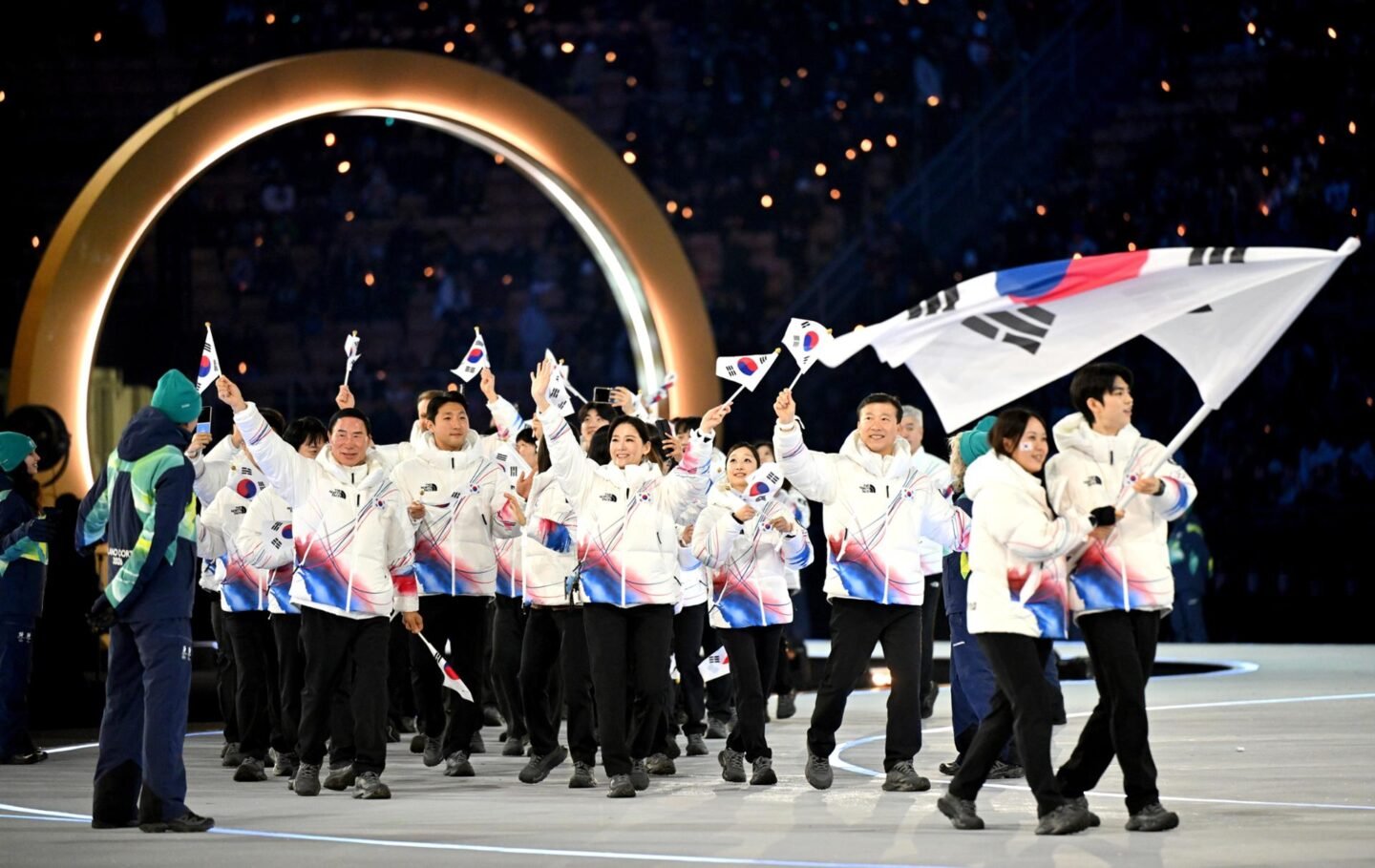 Korean flag bearers feel honored to represent country at opening ceremony