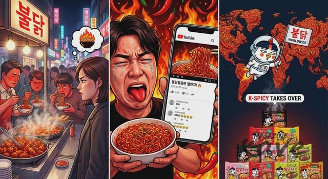 The Paradox of Fire Chicken… The Myth of Korean Ramen That Conquered the World by Selling Pain