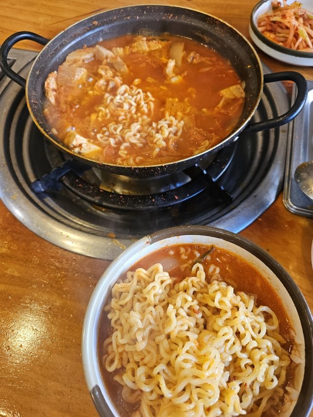 Kimchi stew, the best stew in Korea.