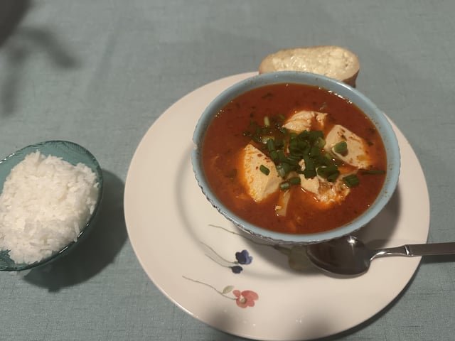 [Homemade] Sundubu – Jjigae – my Friday night.