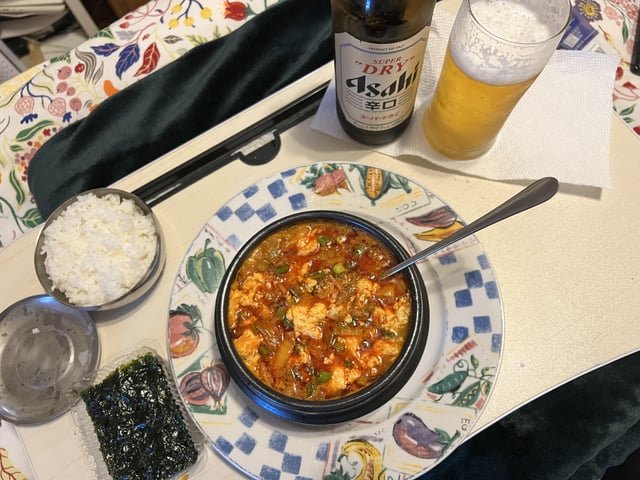 My attempt at sundubu-jjigae