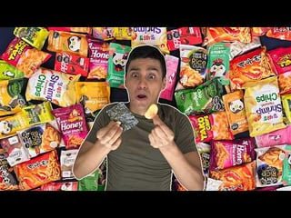 Probé 10 snacks coreanos