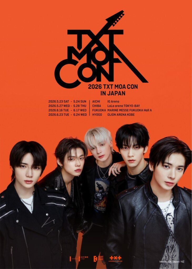 TXT’s 2026 MOA CON Japan: Arena Takeover Dates Revealed!