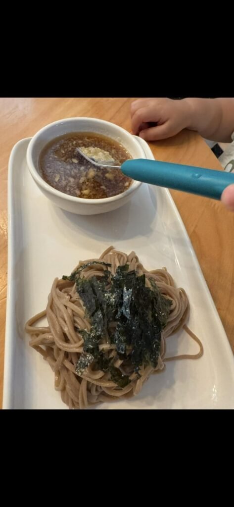 Cold soba noodles