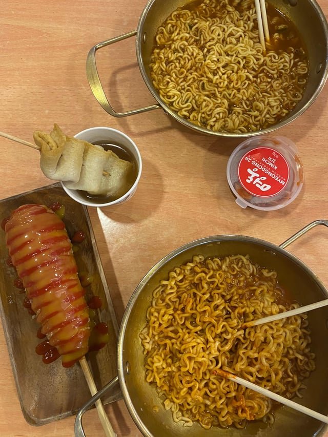 comfort food after a stressful shift