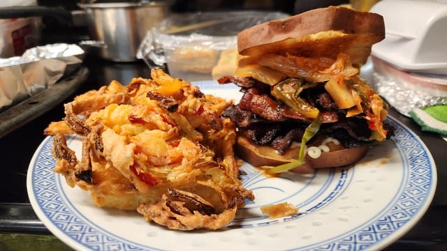 Bacon Kimchi sandwich