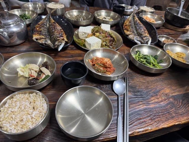 Korean set meal