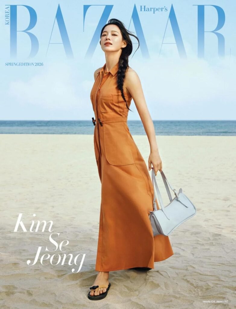 Kim Sejeong — The Light Returns: A Spring Vision with Harper’s BAZAAR Korea x Longchamp