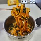 Spring bibim noodles with corn noodles