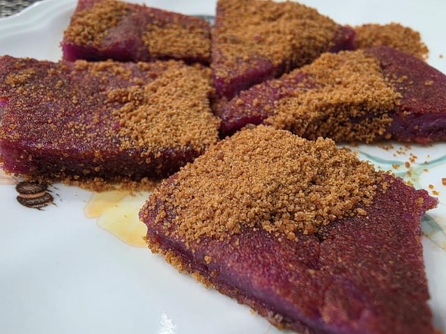 And it was all purple……