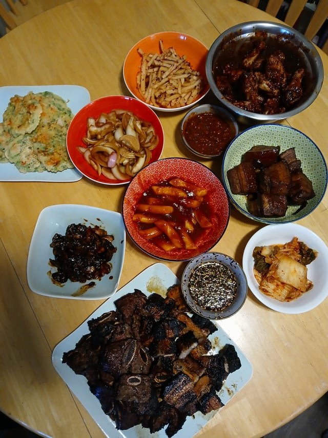 Had people over for a feast yesterday