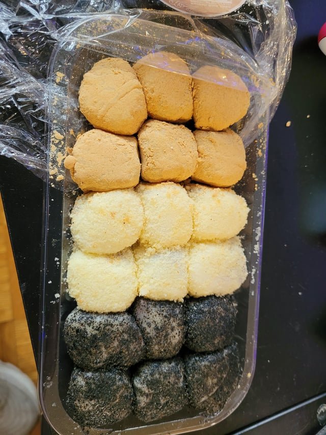 Help identifying chapssaltteok coating!