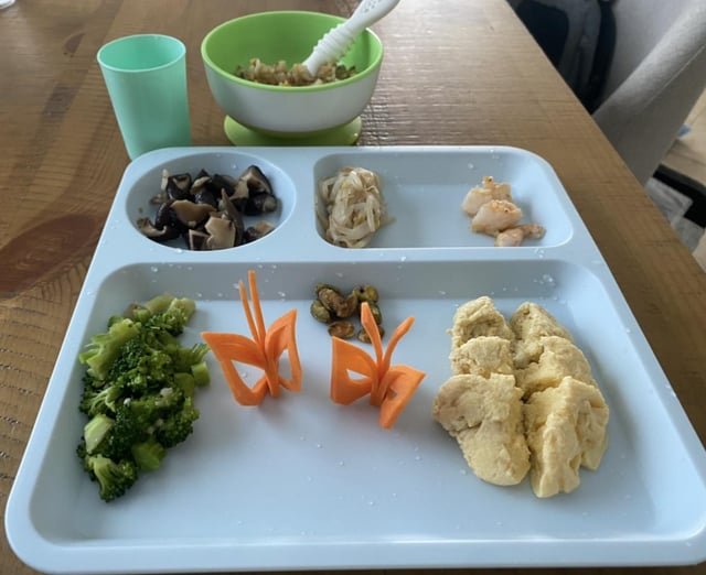 1yo’s lunch today