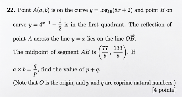 2026 Korean SAT Math Problem: 3.3% Correct answer rate