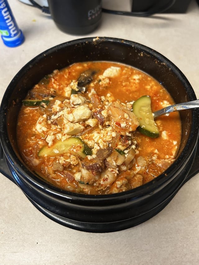 Salt pork soft tofu and cod.