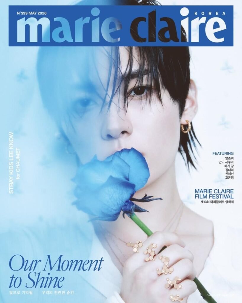 Lee Know, in Full Bloom: Stray Kids x Chaumet for Marie Claire Korea