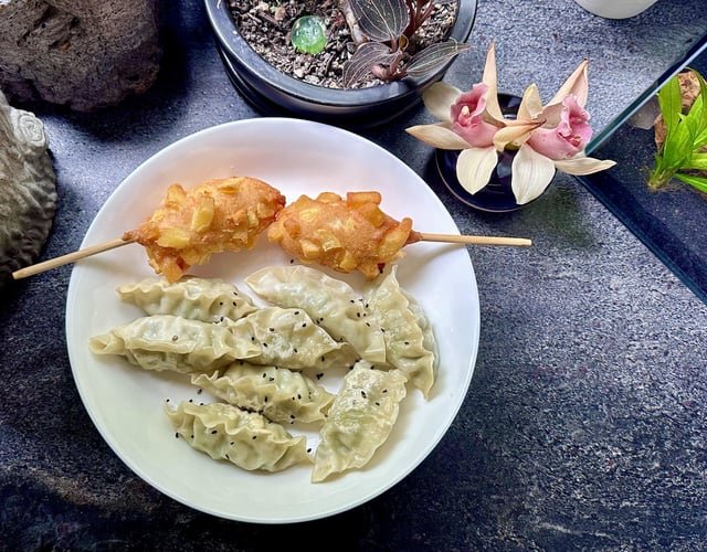 Last night’s dinner.