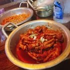 Hidden gem in K-town! They even gave us free scallion kimchi (Pa-kimchi) 😭 Best chicken feet and eel combo.