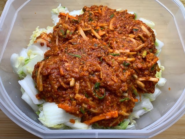 Kimchee: just a pretty picture right before the final mix.