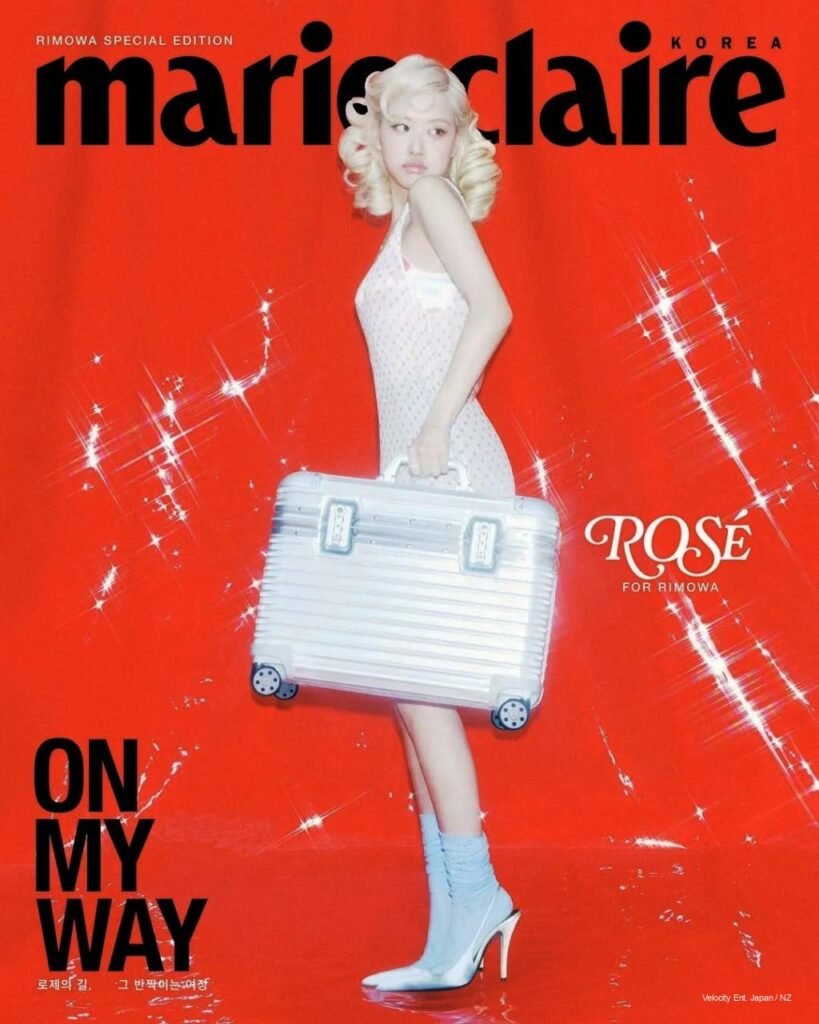 Rosé’s Rimowa Odyssey: Marie Claire Korea Cover