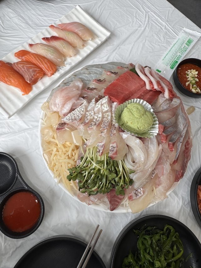 Sashimi in Korea