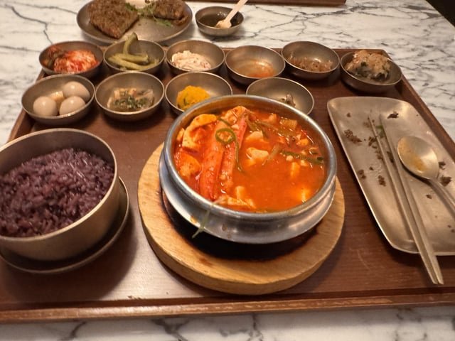 The best Korean tofu soup I’ve ever had