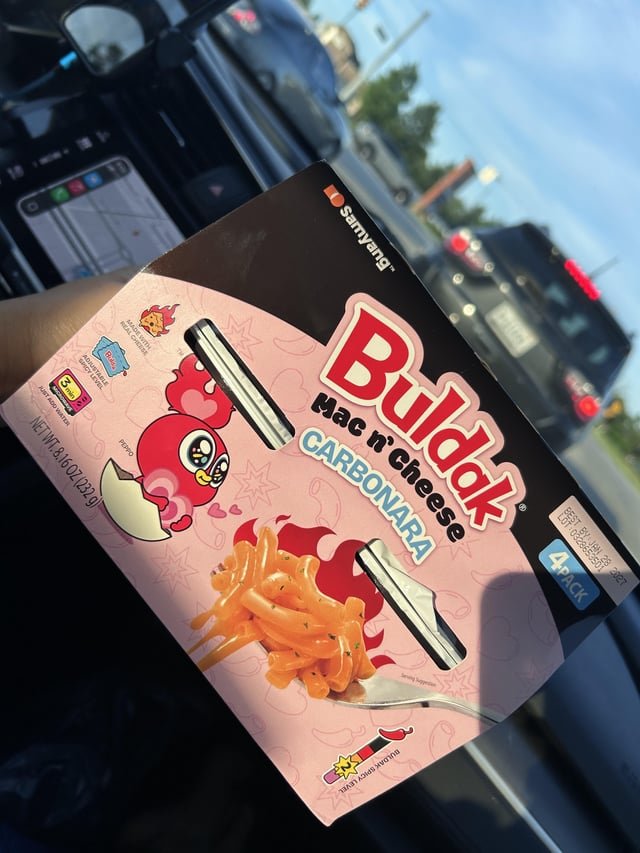 Buldak Mac&cheese carbonara
