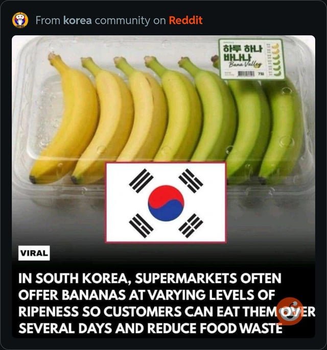 Bananas in Korea