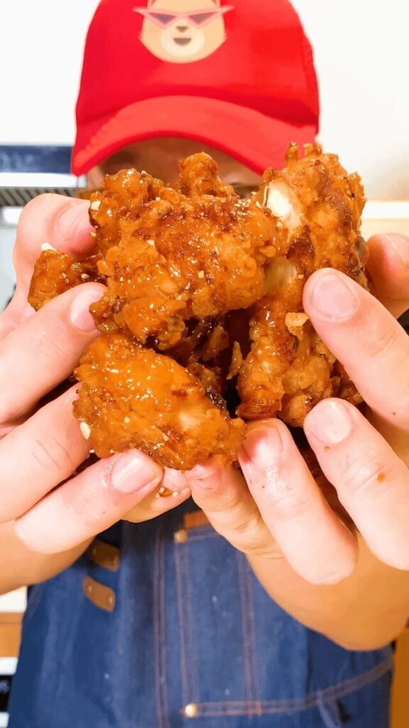Korean Sticky & Crunchy Sweet Soy Fried Chicken