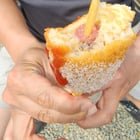 just some food we ate at the middle of Hwangmae mountain