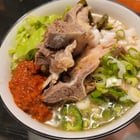 Gamjatang posole and cilantro kimchi