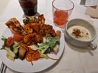 Ashley Queens buffet chain, eating alone
