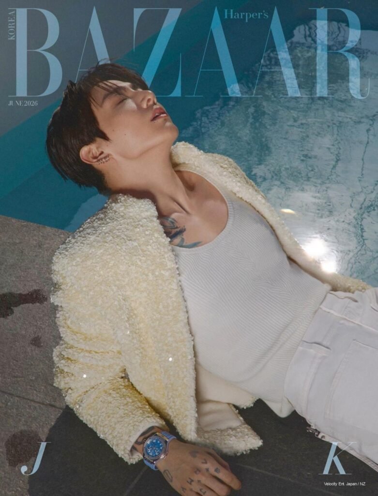 TIME IS HIS: Jungkook Commands the Cover in Harper’s BAZAAR Korea x Hublot
