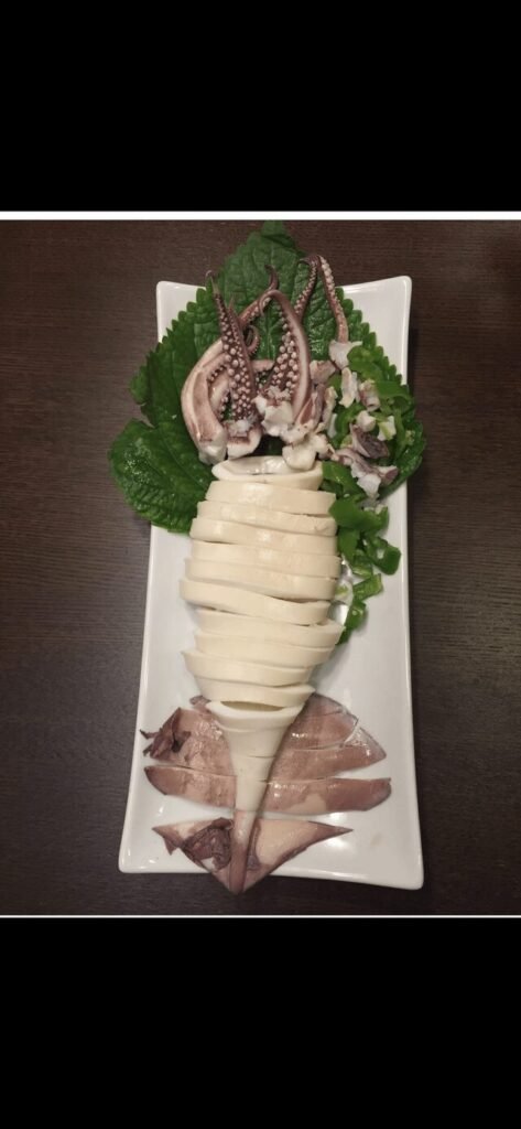 Korean Boiled Squid Platter