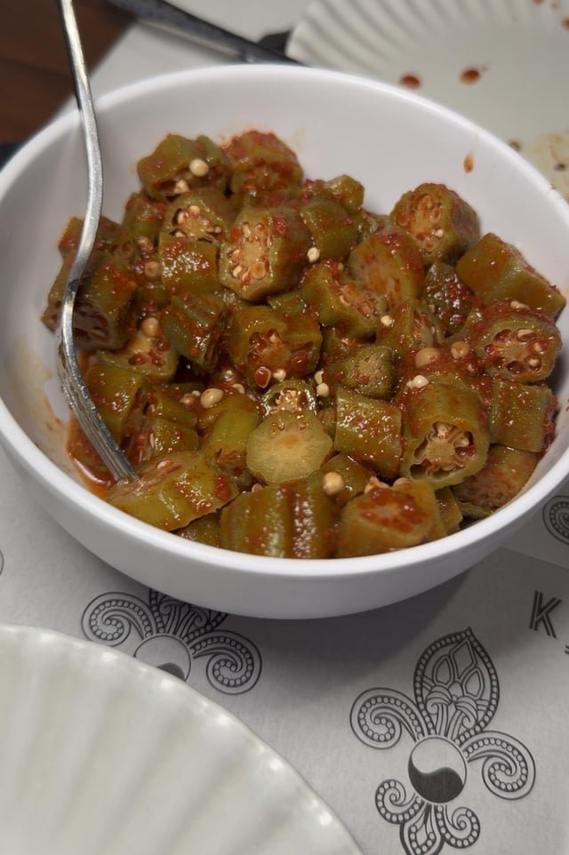 Kimchi Okra. Korean 🤝 New Orleans